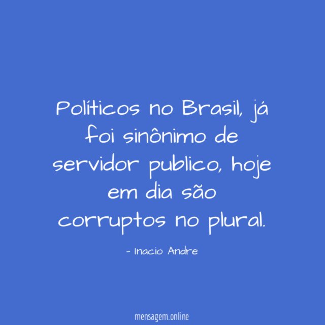 Políticos no Brasil