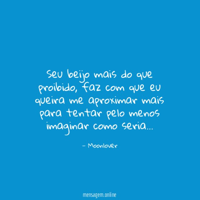 Seu beijo mais do que proibido