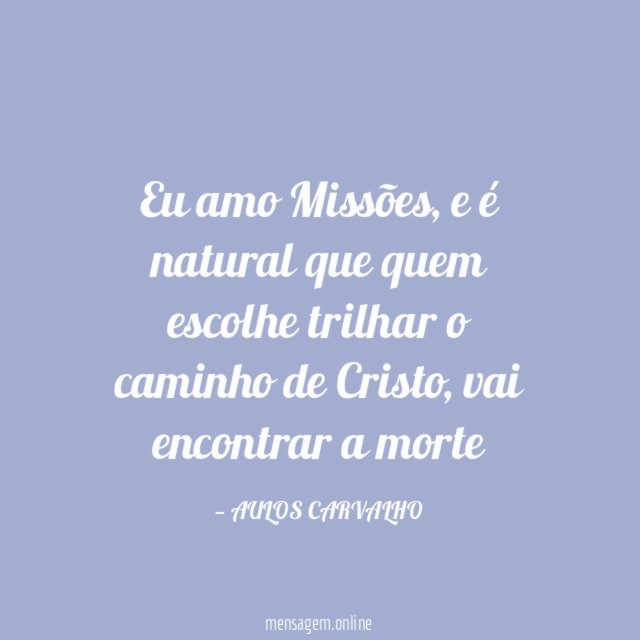 Eu amo Missões