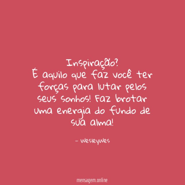 Inspiração