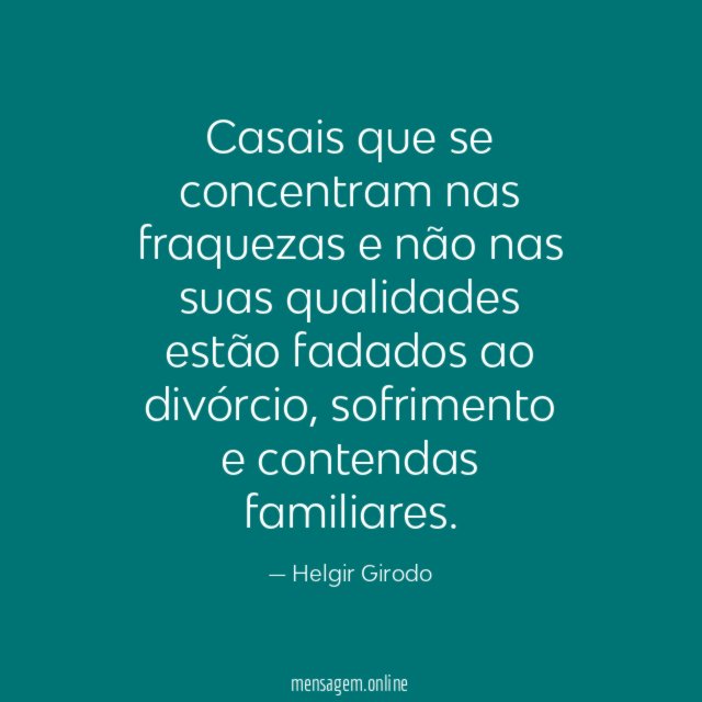 Casais que se concentram nas fraquezas e não