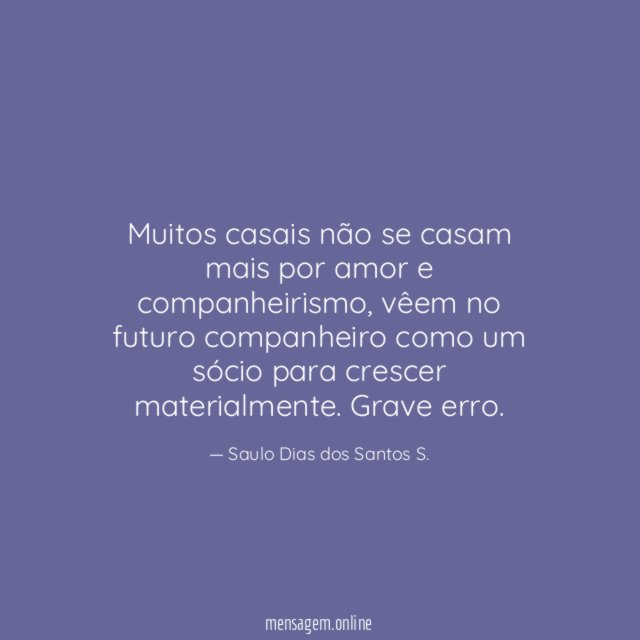 Muitos casais não se casam mais por amor e companheirismo