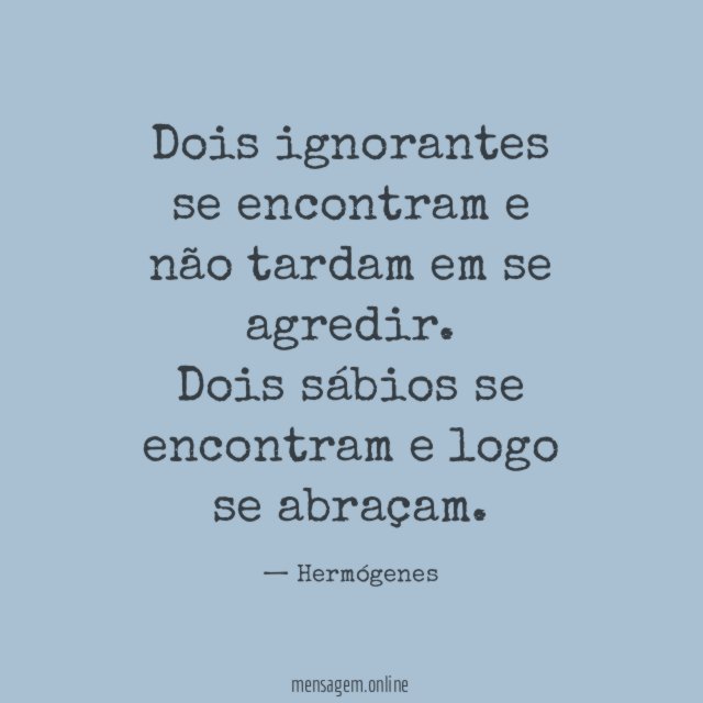 Dois ignorantes se encontram e não tardam em se agredir