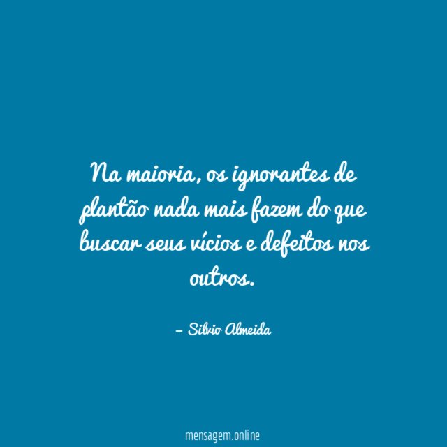 Na maioria