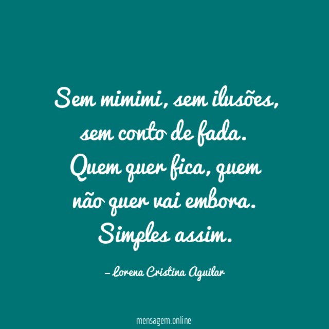 Sem mimimi