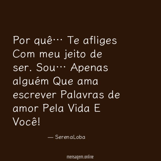 Por quê…