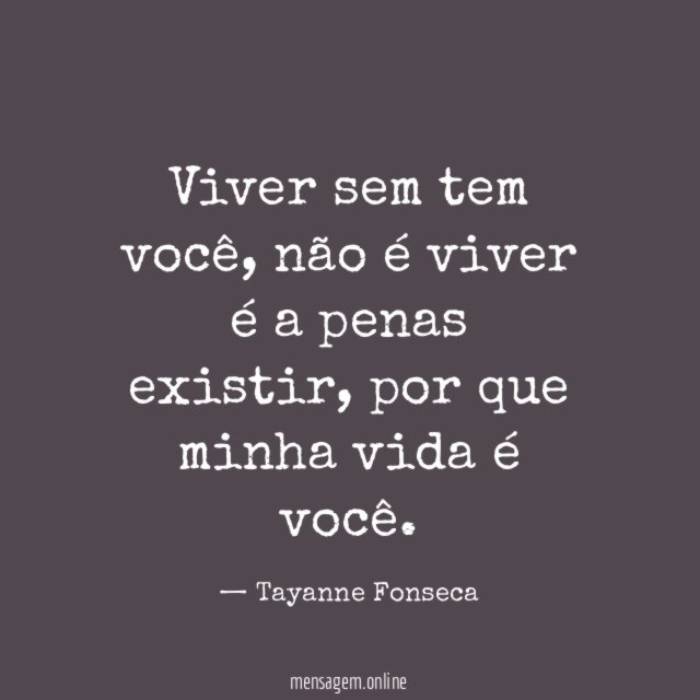 Viver sem tem você