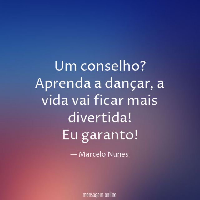 Um conselho