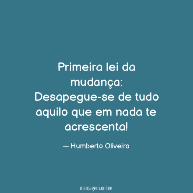 Primeira lei da mudança