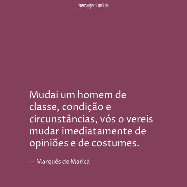 Mudai um homem de classe