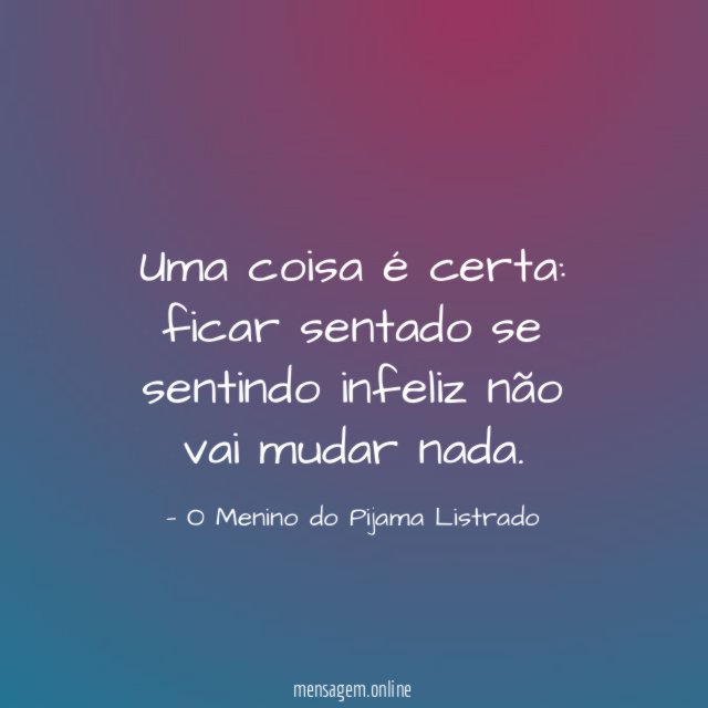 Uma coisa é certa