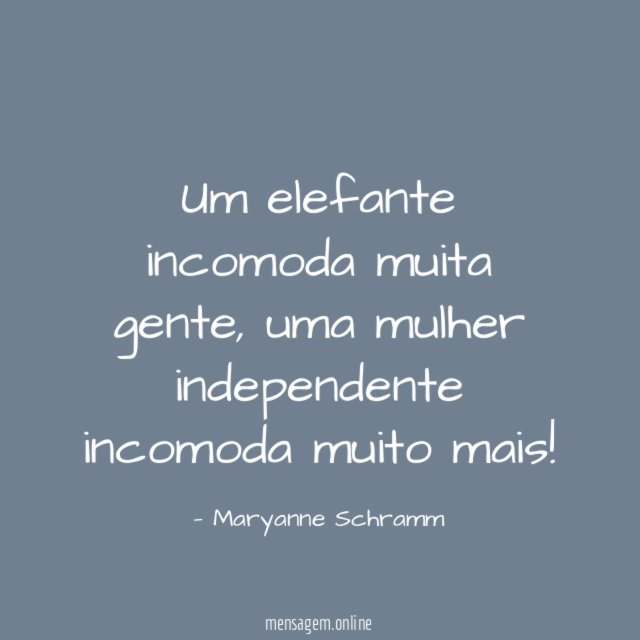 Um elefante incomoda muita gente