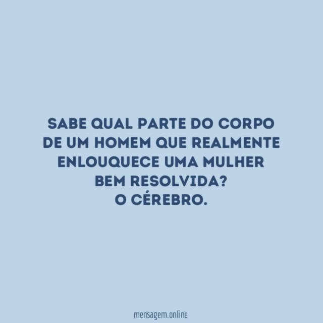 Sabe qual parte do corpo de um homem