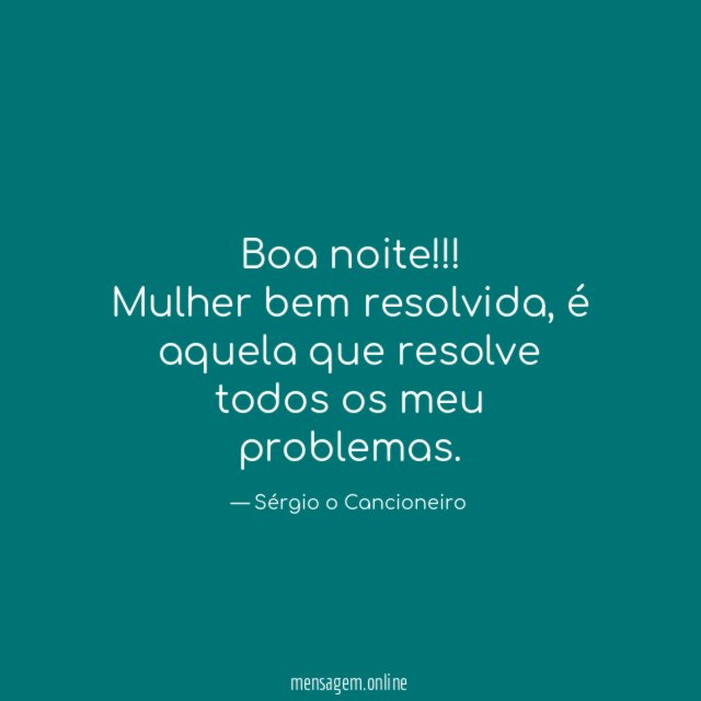 Boa noite