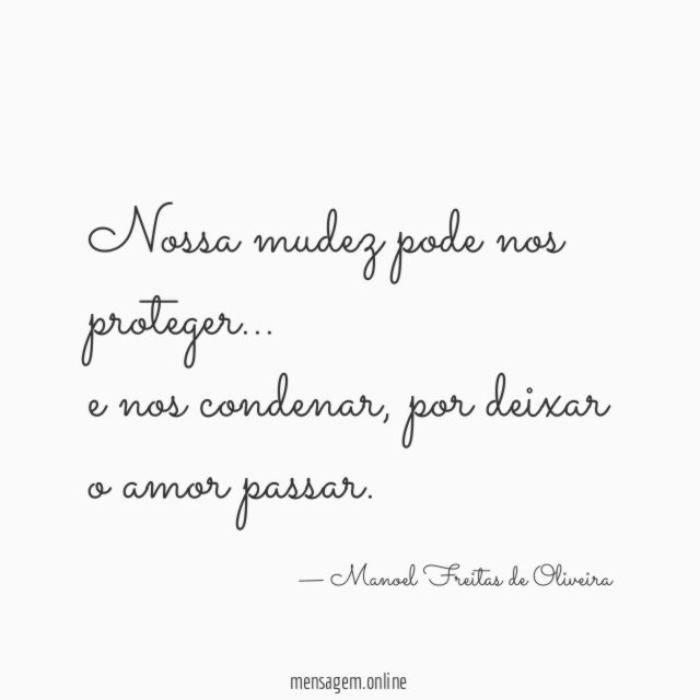 Nossa mudez pode nos proteger