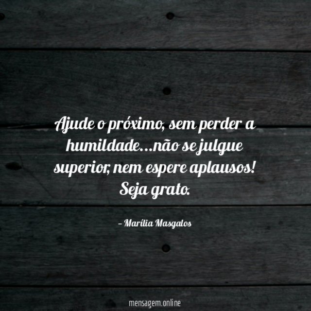 Ajude o próximo