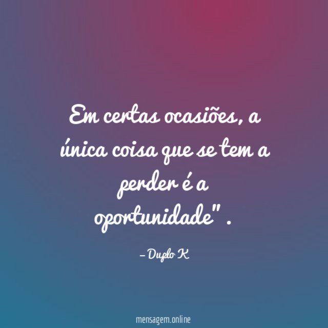 Em certas ocasiões