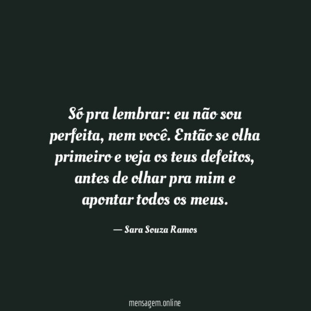 Só pra lembrar