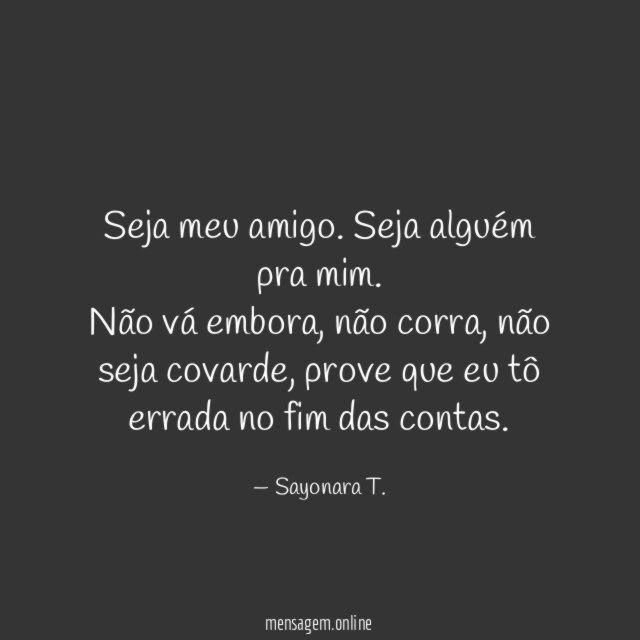 Seja meu amigo