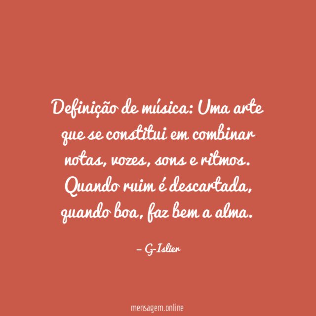 Definição de música