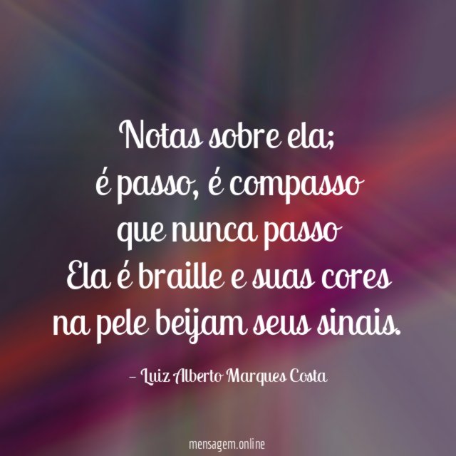 Notas sobre ela;
