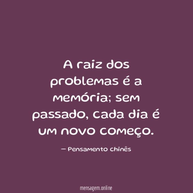 A raiz dos problemas é a memória