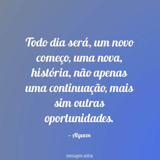 Todo dia será