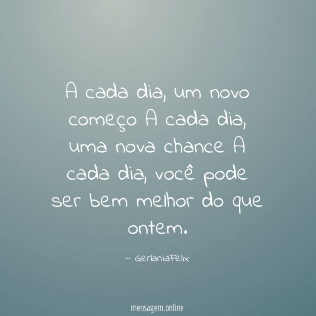 A cada dia