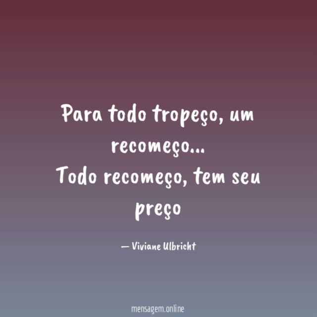 Para todo tropeço