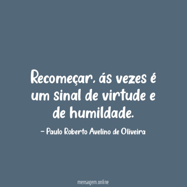 Recomeçar