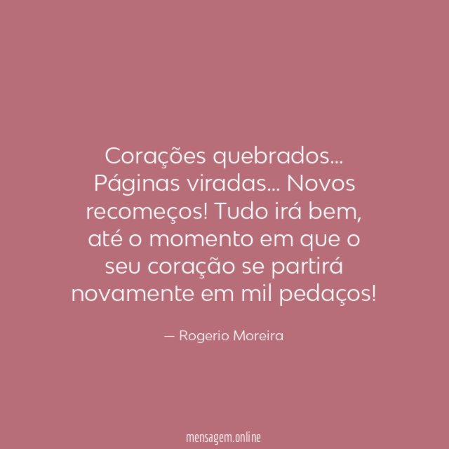 Corações quebrados
