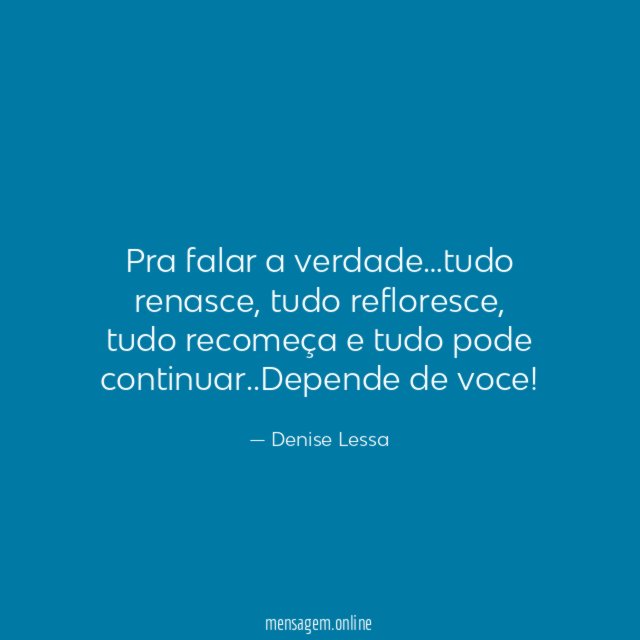 Pra falar a verdade