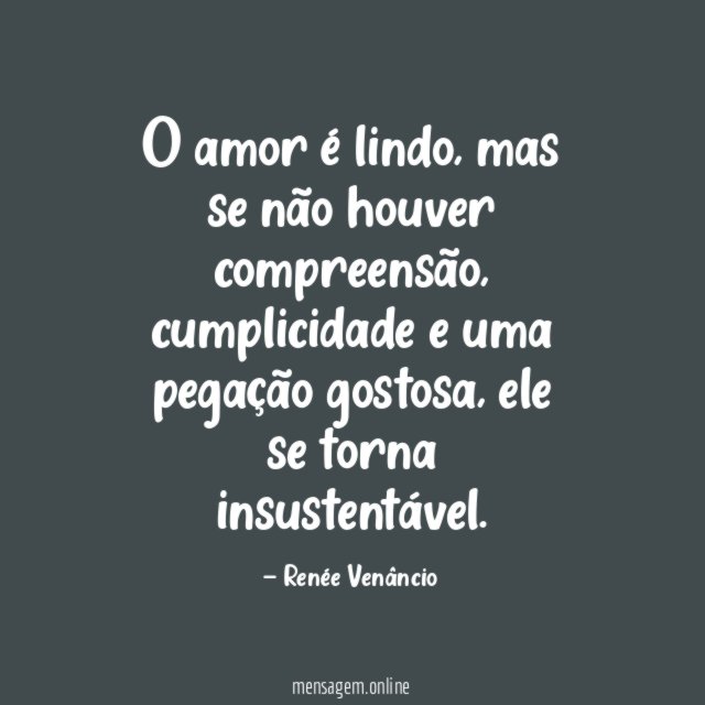 O amor é lindo