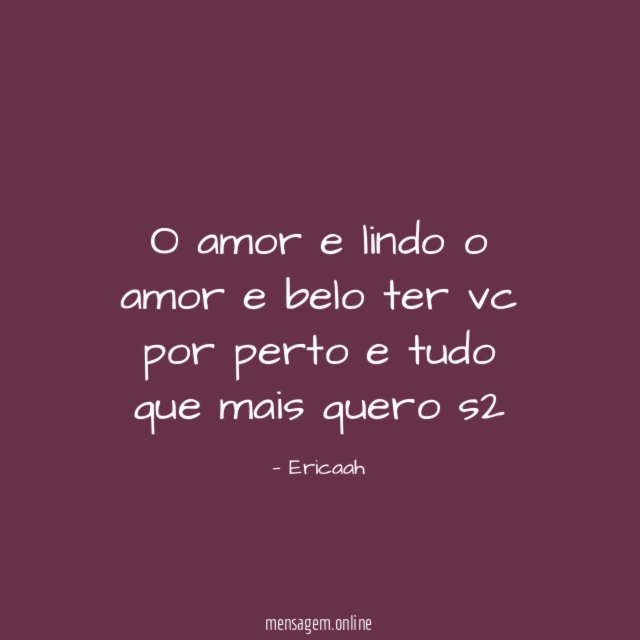 O amor e lindo o amor e belo