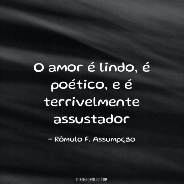 O amor é lindo