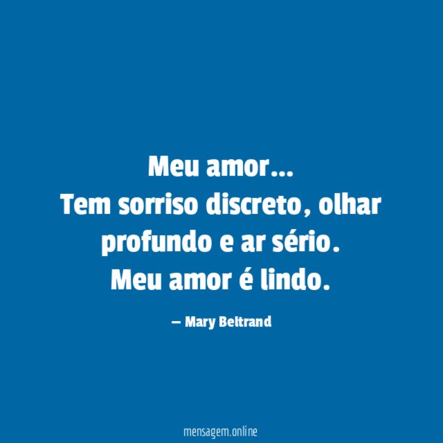 Meu amor