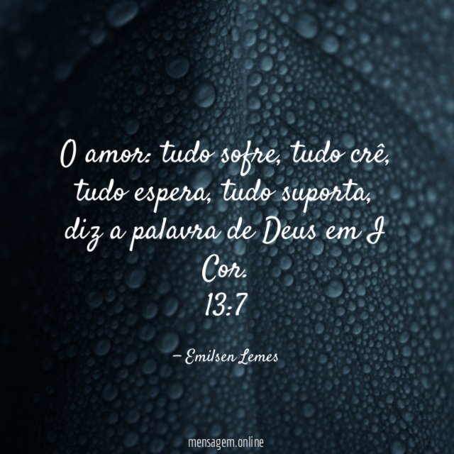 O amor