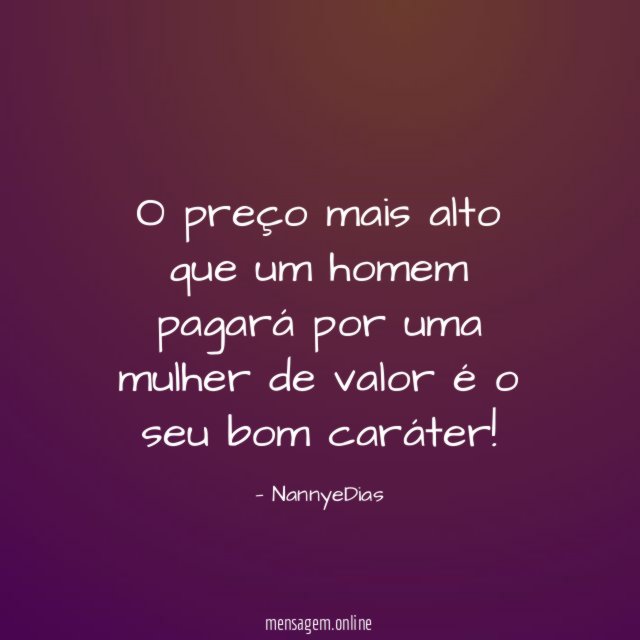 O preço mais alto que um homem pagará
