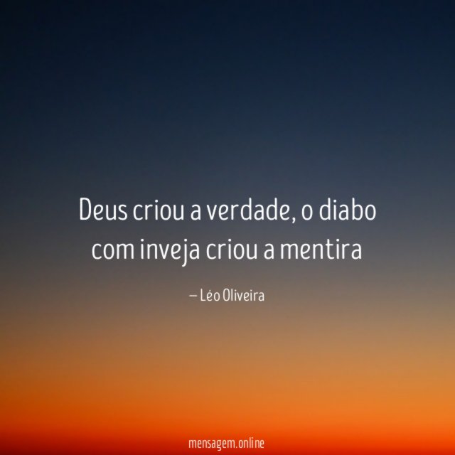 Deus criou a verdade