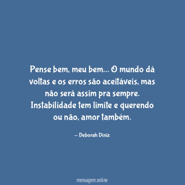 Pense bem