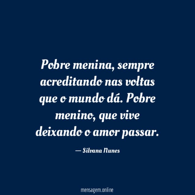 Pobre menina