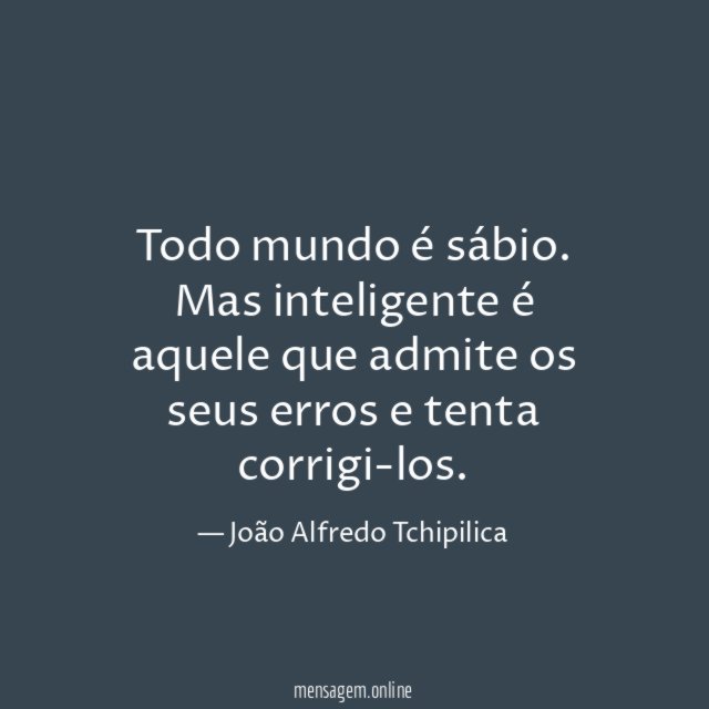 Todo mundo é sábio