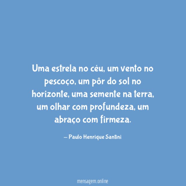 Uma estrela no céu