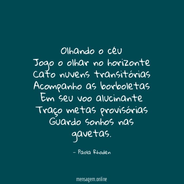 Olhando o céu