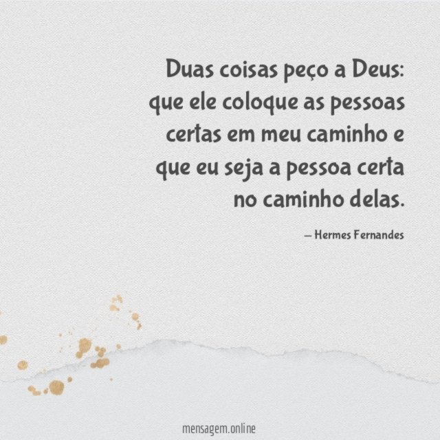 Duas coisas peço a Deus