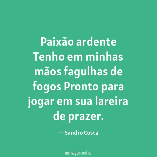 Paixão ardente