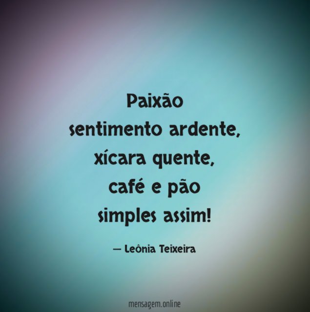 Paixão sentimento ardente