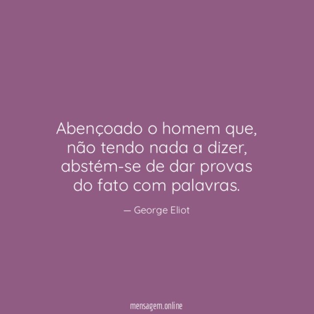 Abençoado o homem que