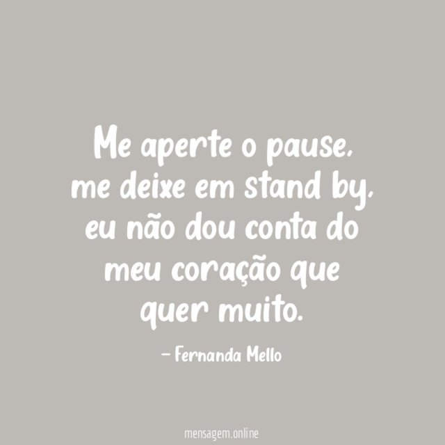 Me aperte o pause