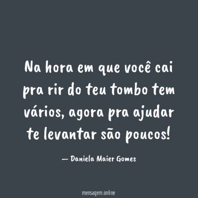 Na hora em que você cai pra rir